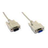 (€1,63*/1m) 3.00m InLine VGA Verlängerungskabel VGA 15pol Buchse auf VGA 15pol Stecker beige