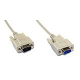 (€1,13*/1m) 7.00m InLine Seriell Verlängerungskabel D-Sub 9pol Stecker auf D-Sub 9pol Buchse beige