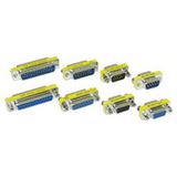 InLine VGA Mini Gender Changer VGA 15pol Buchse auf VGA 15pol Buchse Silber