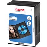 Hama 5er Pack schwarze DVD- Leerhülle für Aufbewahrung (00051297)
